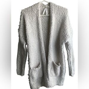 Dreamers by debut textured knit cardigan white XS